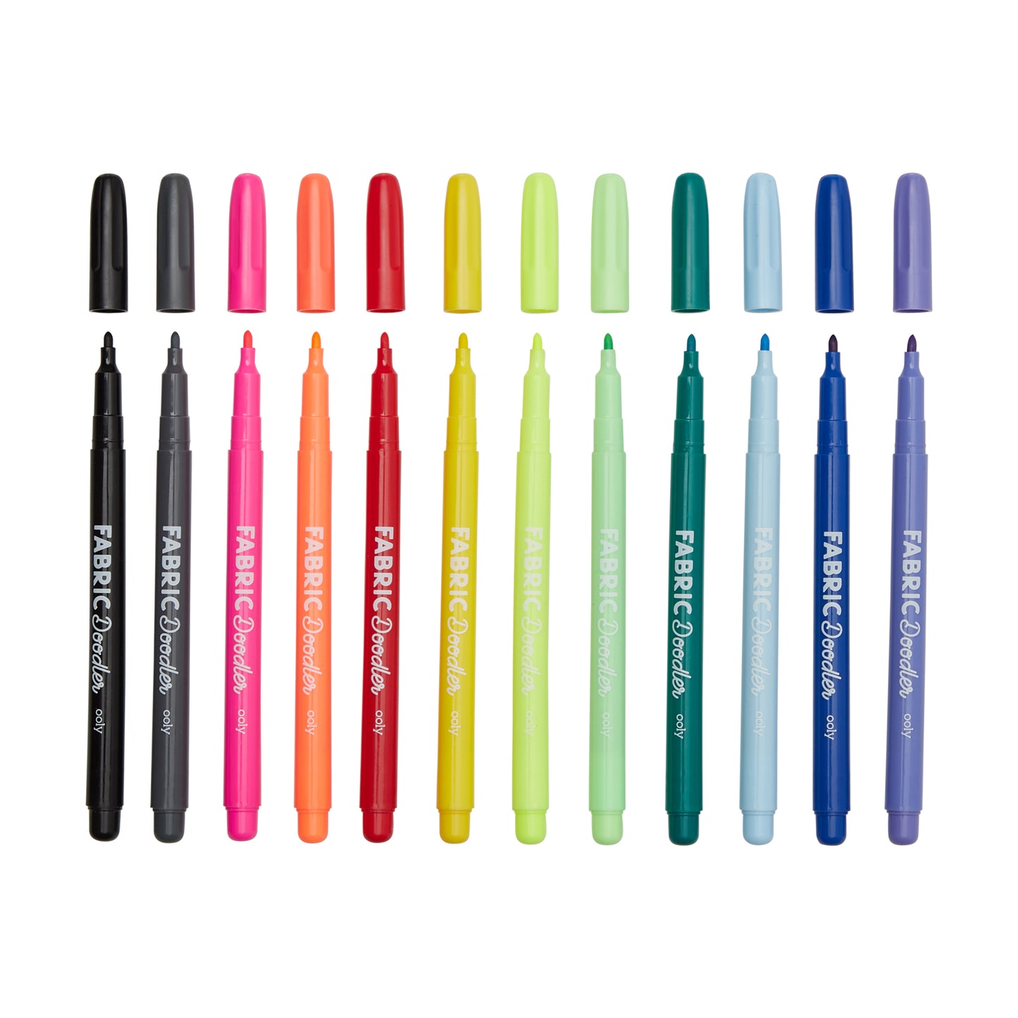 Ooly – Fabric Doodlers Markers - Permanente textielstiften 12st.