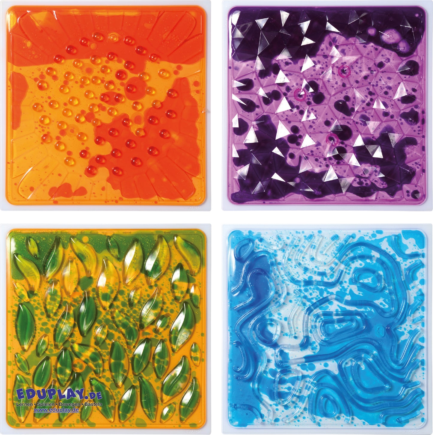 Sensorische mat vierkant 30cm | set 4st.
