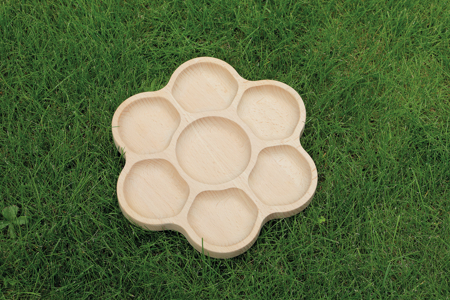 Yellow Door - Houten bloemen tray
