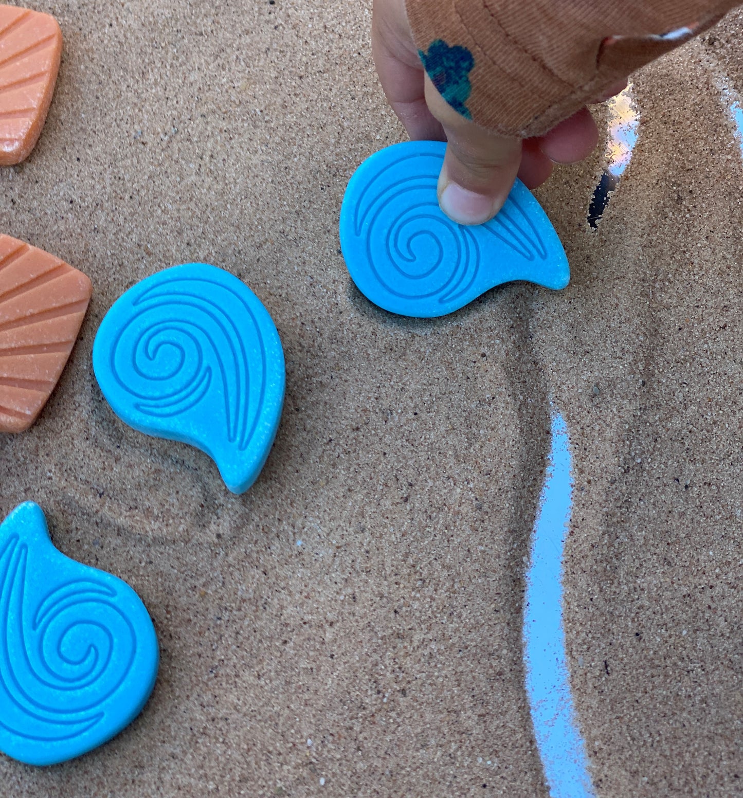 Yellow Door - Sensory Stones - Ocean Play 18st.