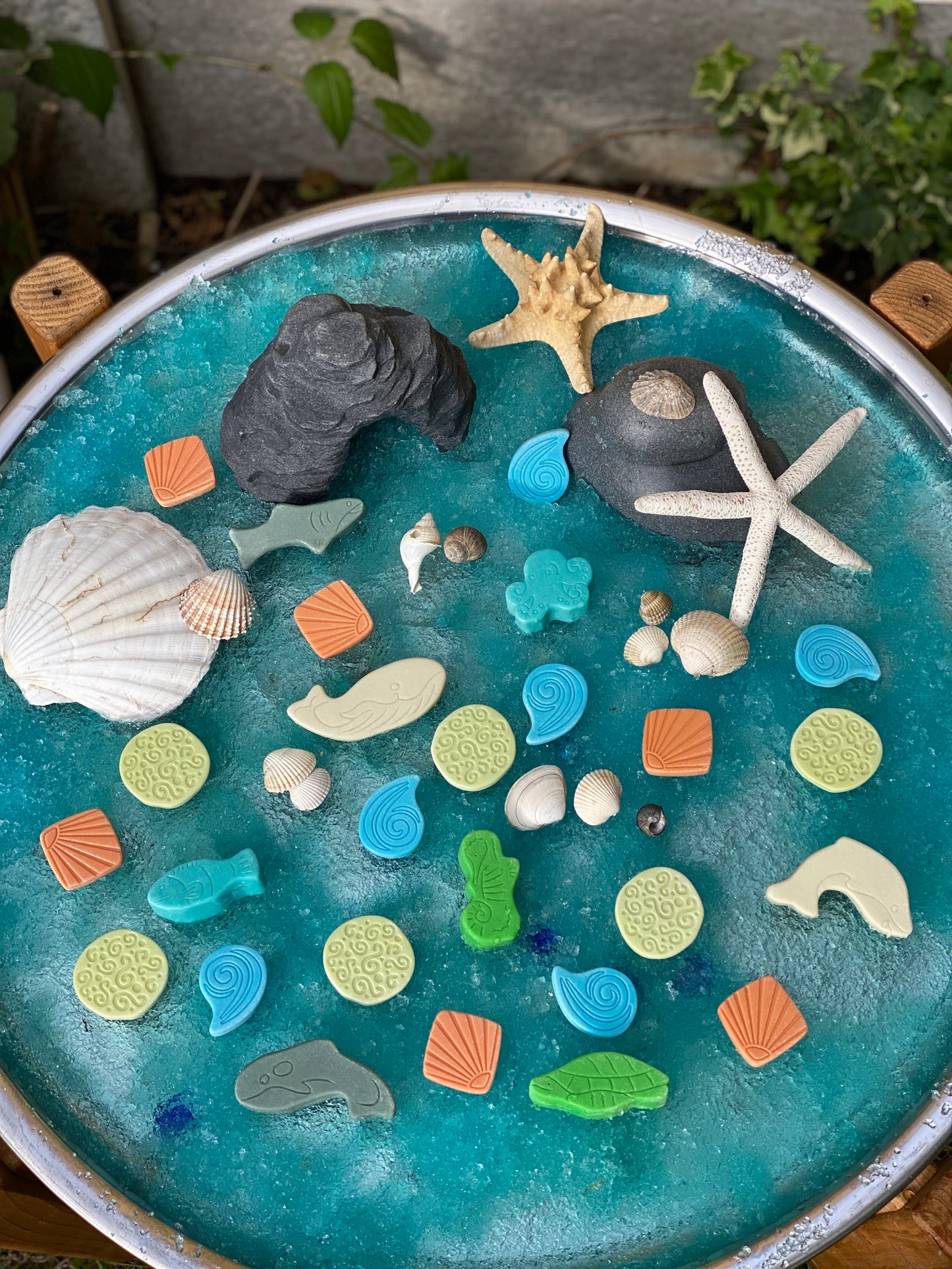 Yellow Door - Sensory Stones - Ocean Play 18st.