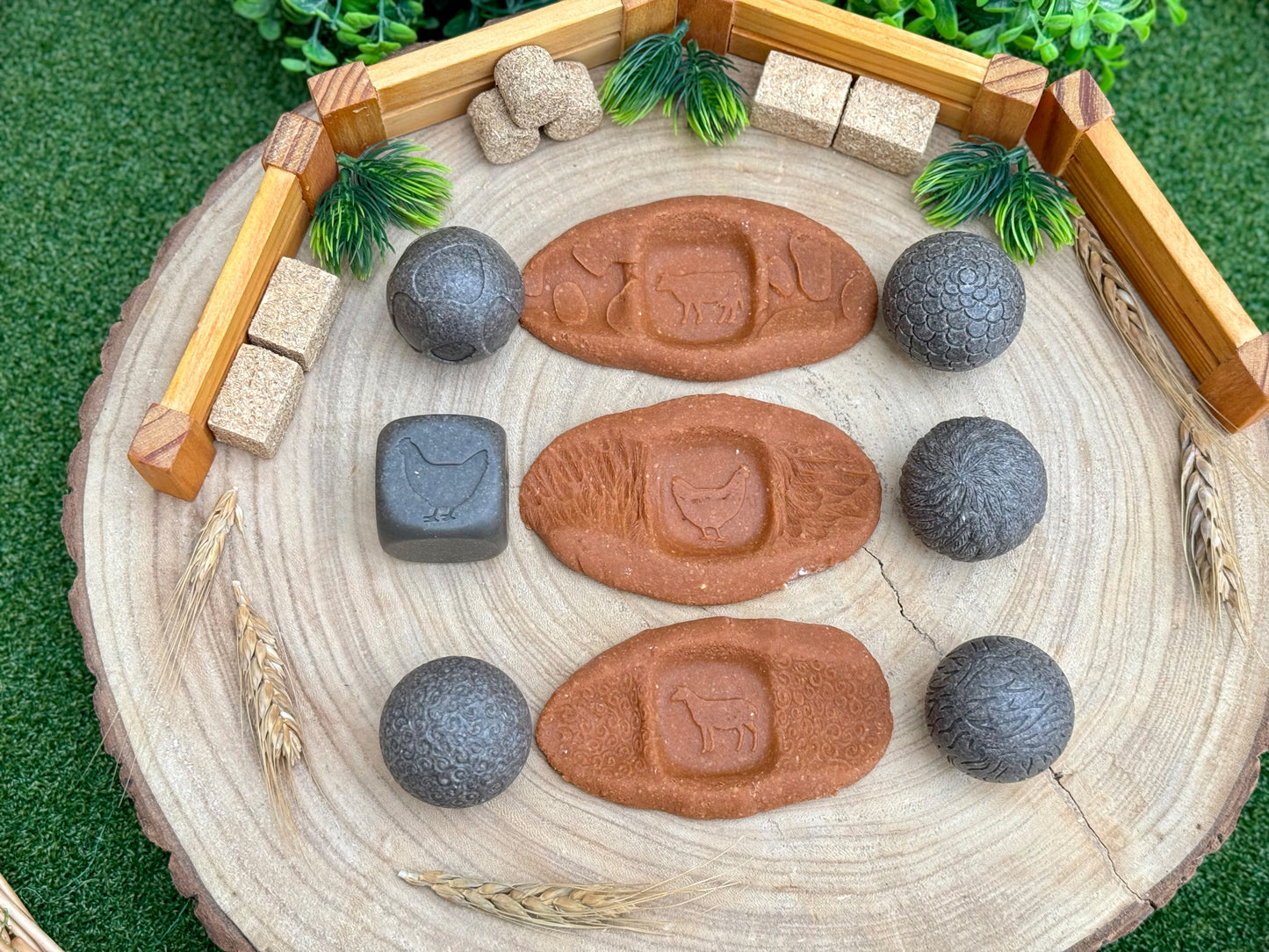 Yellow Door - Rollers - boerderijdieren 6st.