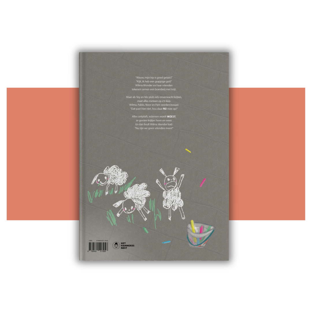 'Wilma Wonder en de stoepkrijtruzie' Hanne Luyten & Noemi Willemen