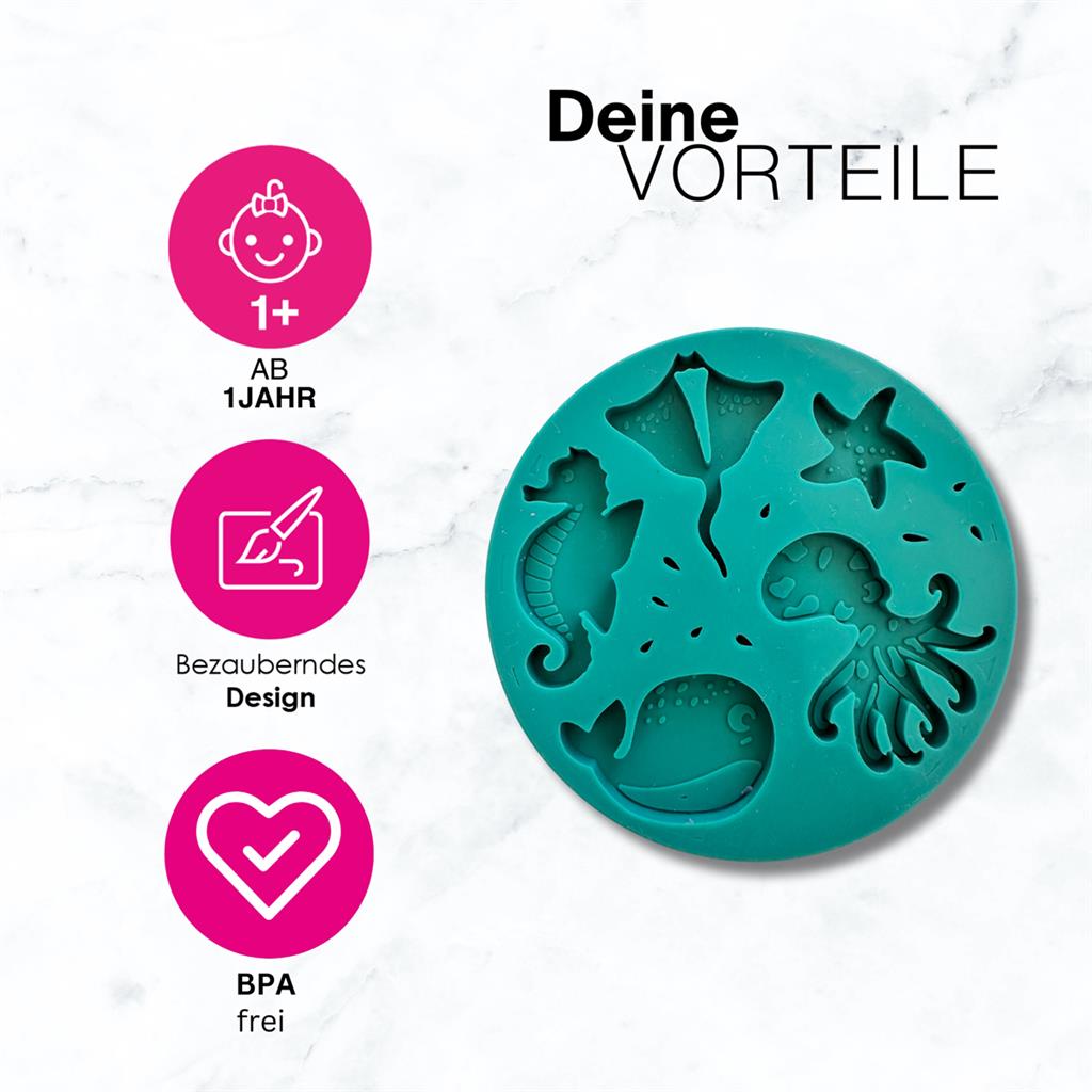 Knetä Silicone Vorm - oceaan