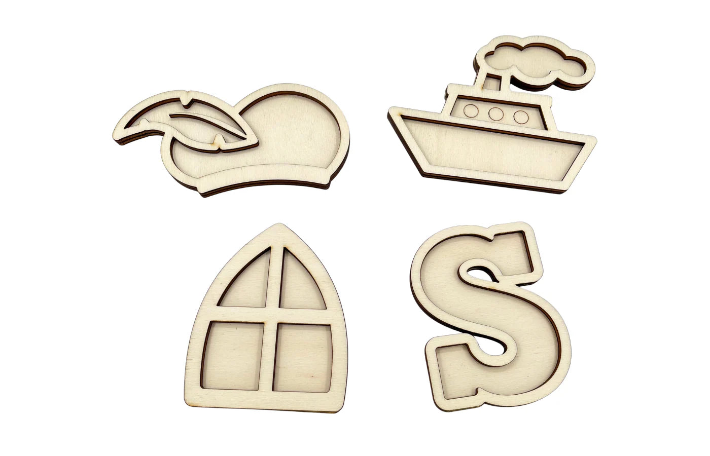 Mini vulvormen set Sint 4st.