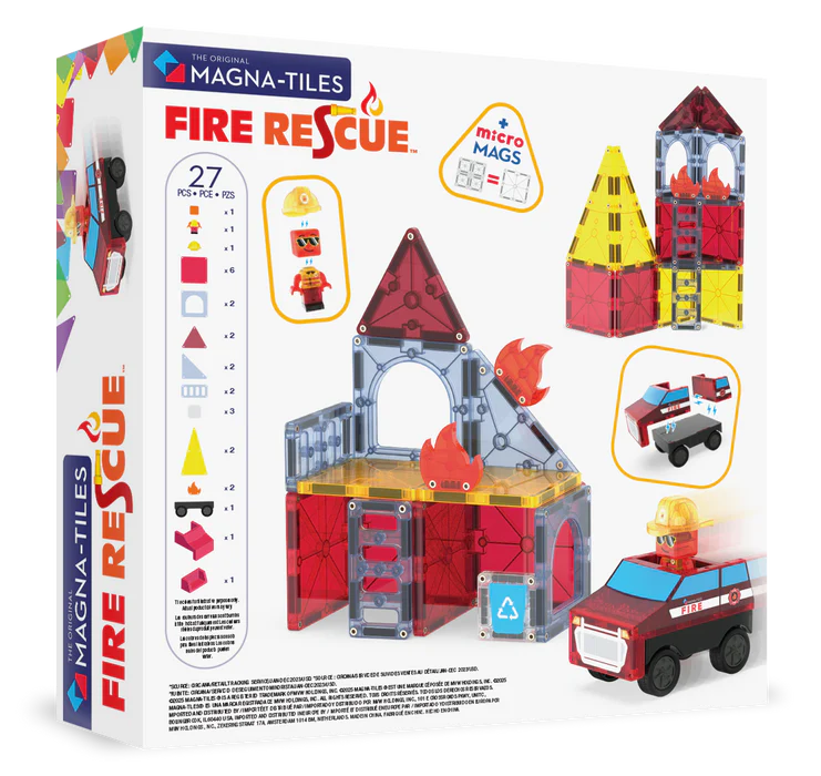 Magna Tiles Fire rescue 27st.