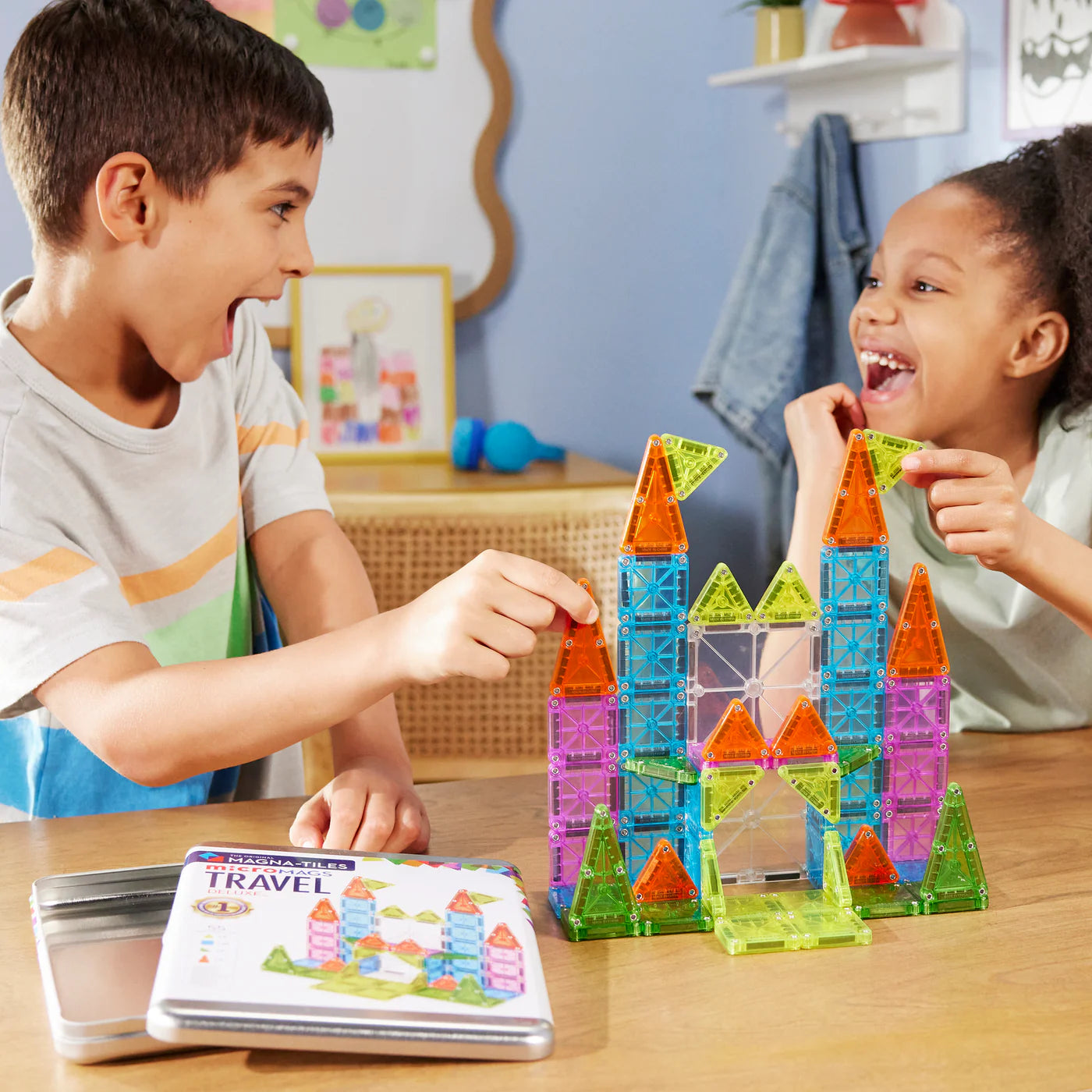 Magna Tiles - Micromag. travelset deluxe 55st.