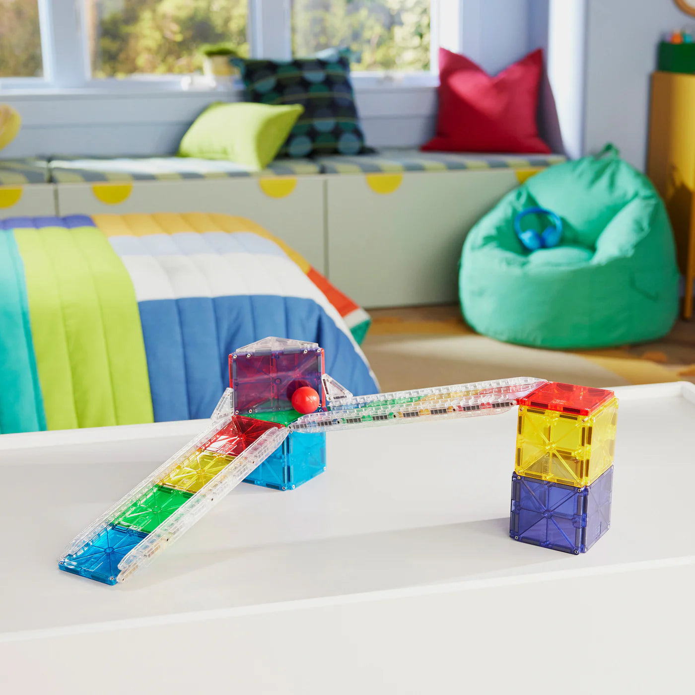 MAGNA-TILES® Rail Racers 8-Piece Rail Pack