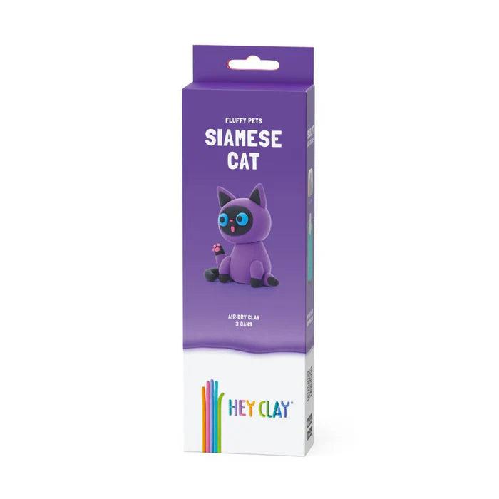 Heyclay - siamese cat - 3 potjes