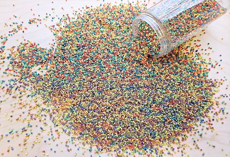 SensoryFun mini speelparels regenboog 430gr.