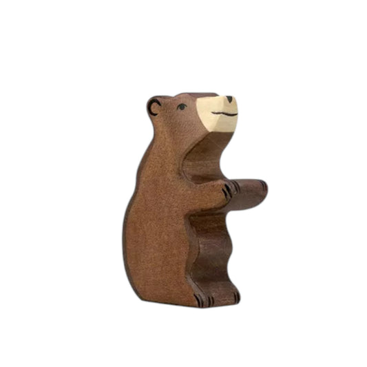 Holztiger houten Bruine beer