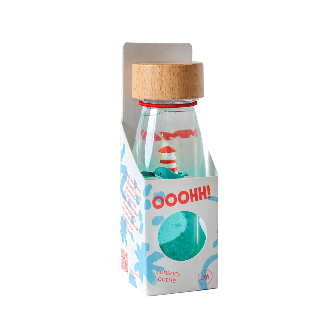 Petit Boum sensorische fles Walvis en vuurtoren