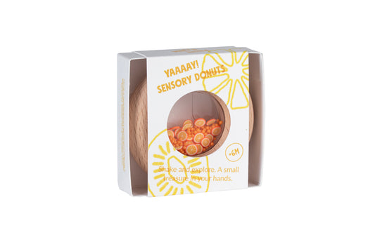 Petit Boum sensorische Donut sinaasappels