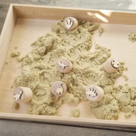 Kiddi Houten stempelset Dino 6st.