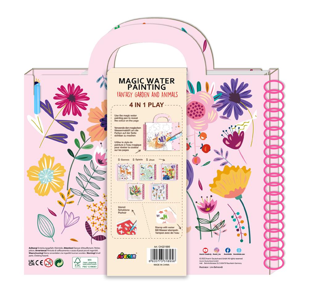 Avenir Magisch waterschilderen | Medium boek fantasie tuin