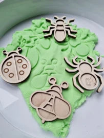 Kiddi mini vulvormen insecten 4st.