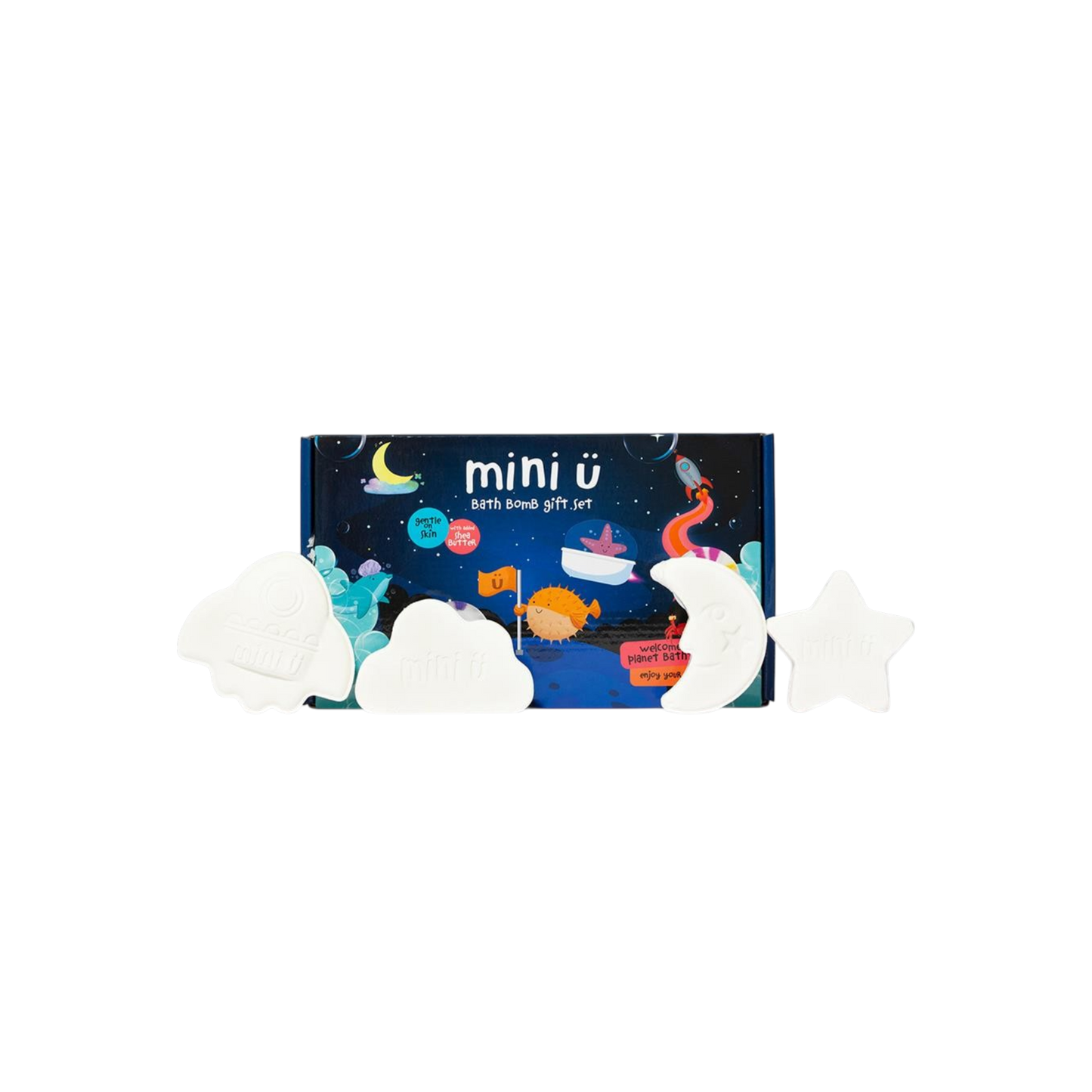 Mini ü - Cadeau bad set Badbruisballen 4st.