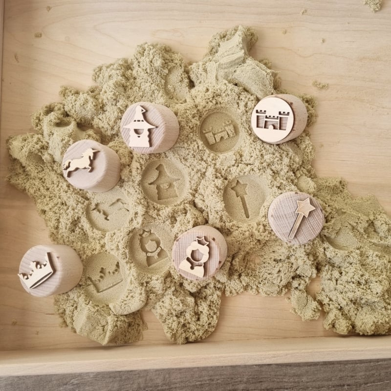 Kiddi Houten stempelset sprookjes 6st.
