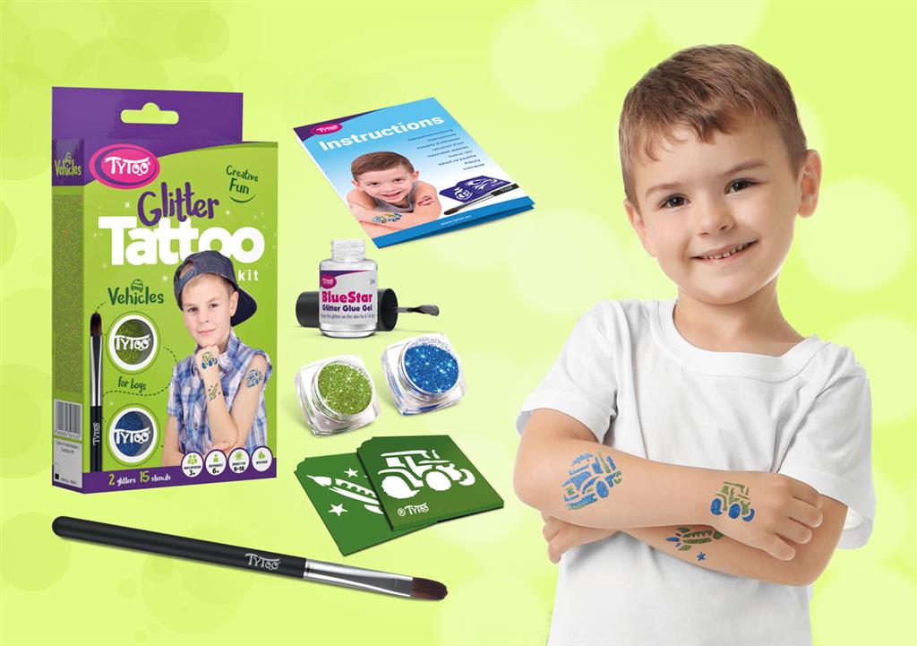Tytoo Glitter Tattoo - Voertuigen