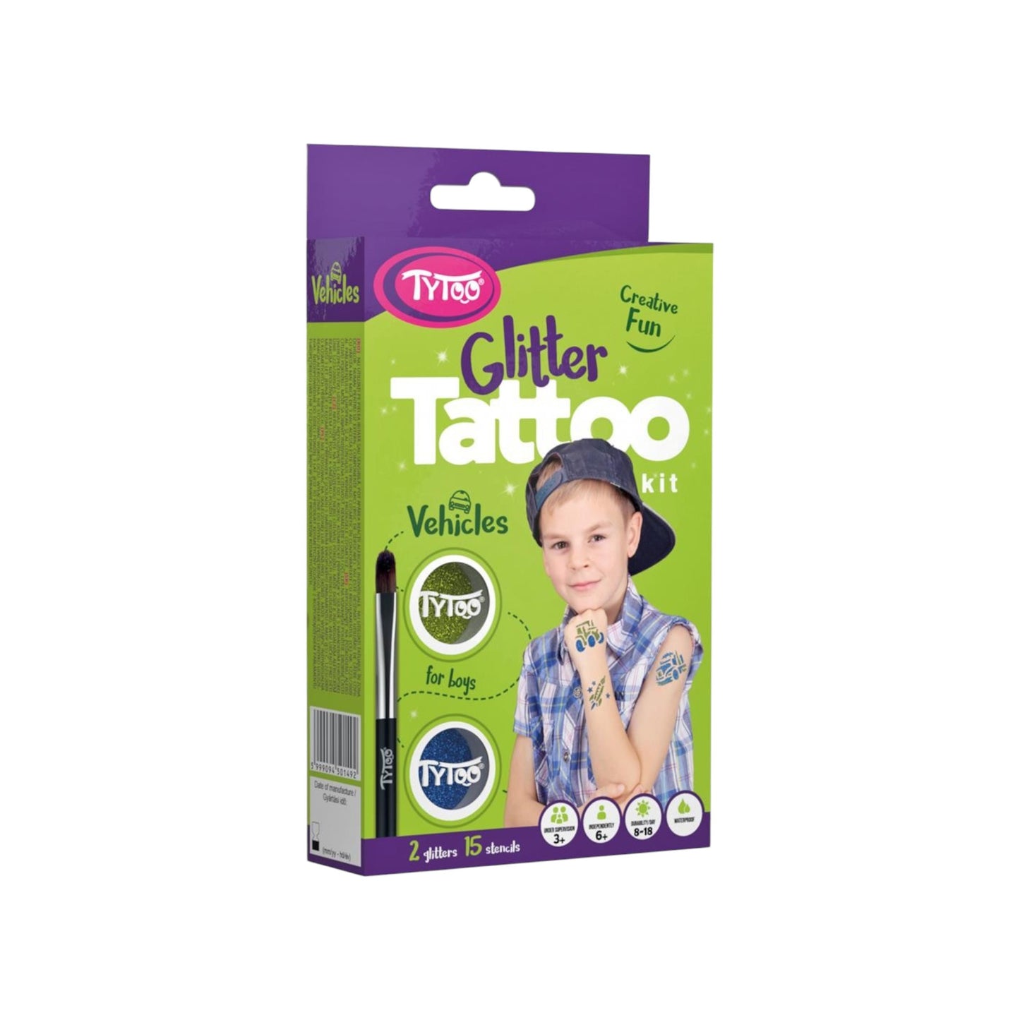 Tytoo Glitter Tattoo - Voertuigen