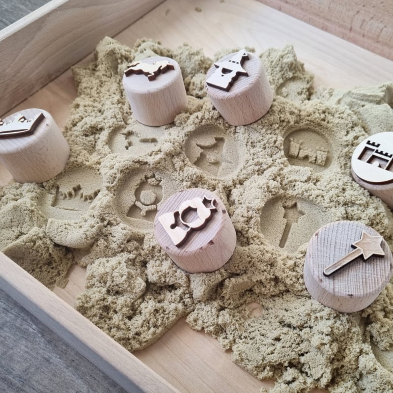 Kiddi Houten stempelset sprookjes 6st.