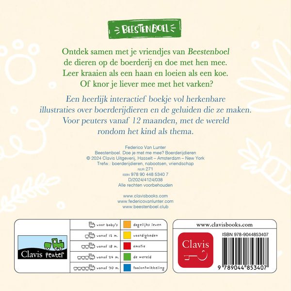 Doe je met me mee? Boerderijdieren - Fredericoo Van Lunter