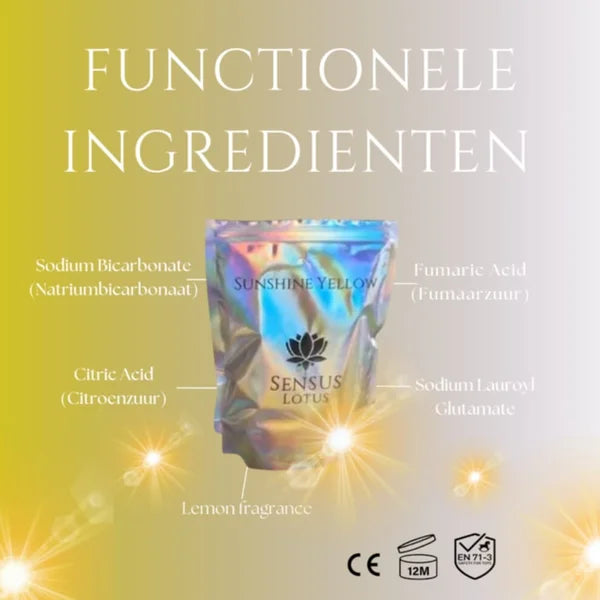 Sensus Lotus magisch badpoeder sunshine yellow 60gr.