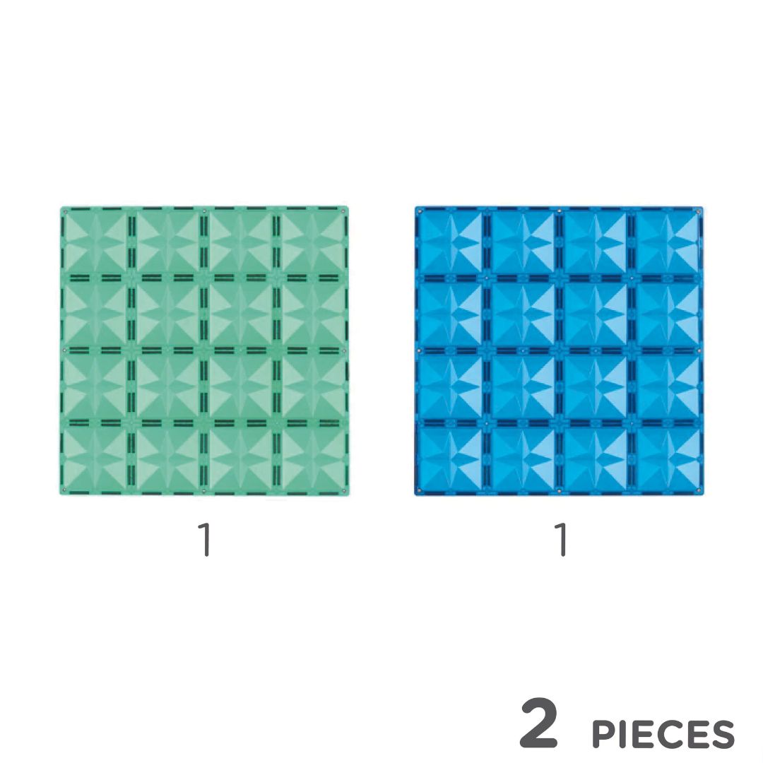 Cleverclixx Big Plates Blue Green | 2 stuks