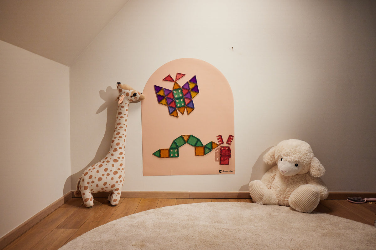 Cleverclixx Magnetische Muursticker 95x75 cm | Soft Nude