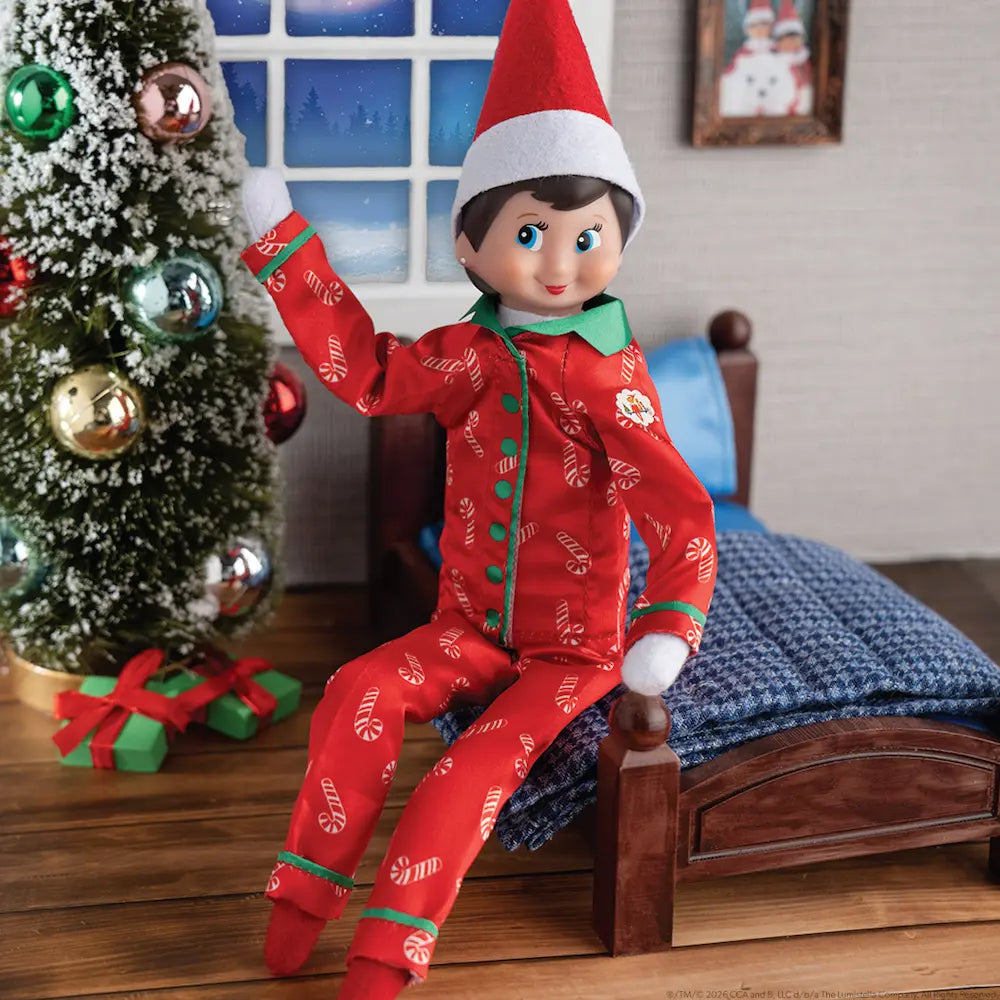 The Elf on the Shelf Claus Couture | Satijnen pyjama
