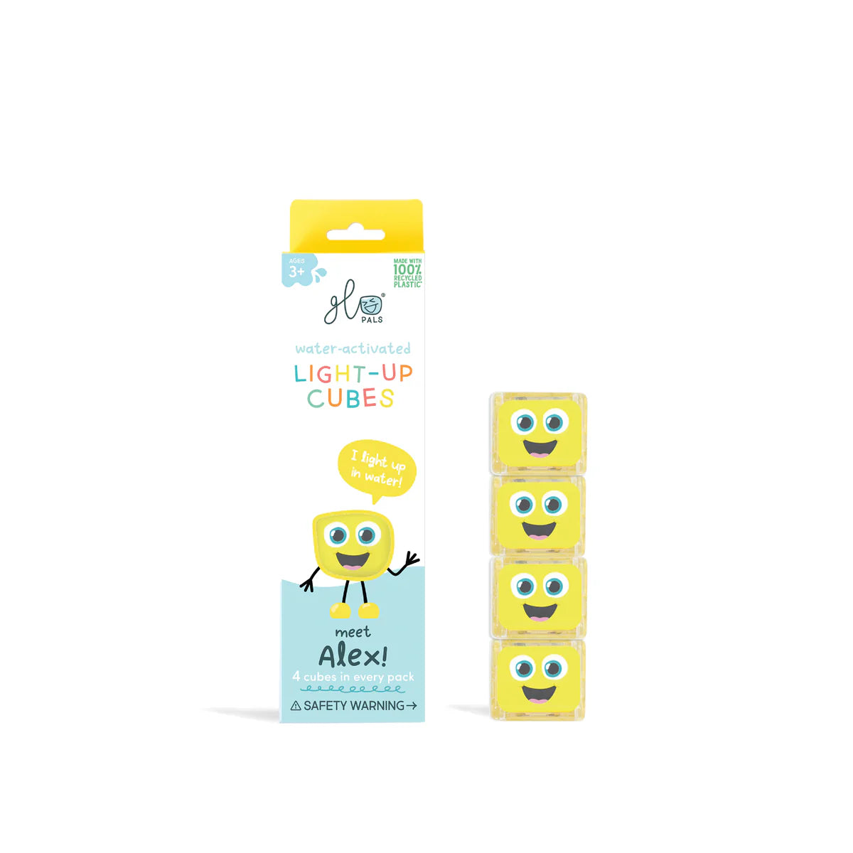 GloPals - Light up cubes - Alex - 4st. geel
