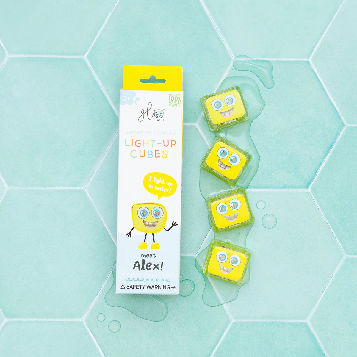 GloPals - Light up cubes - Alex - 4st. geel