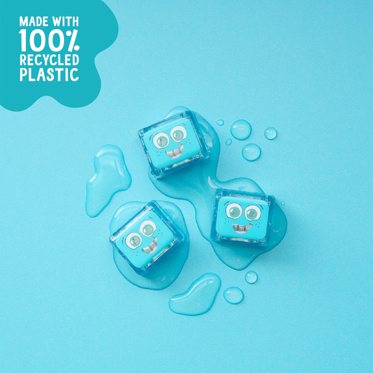GloPals - Light up cubes - Blair - 4st. blauw
