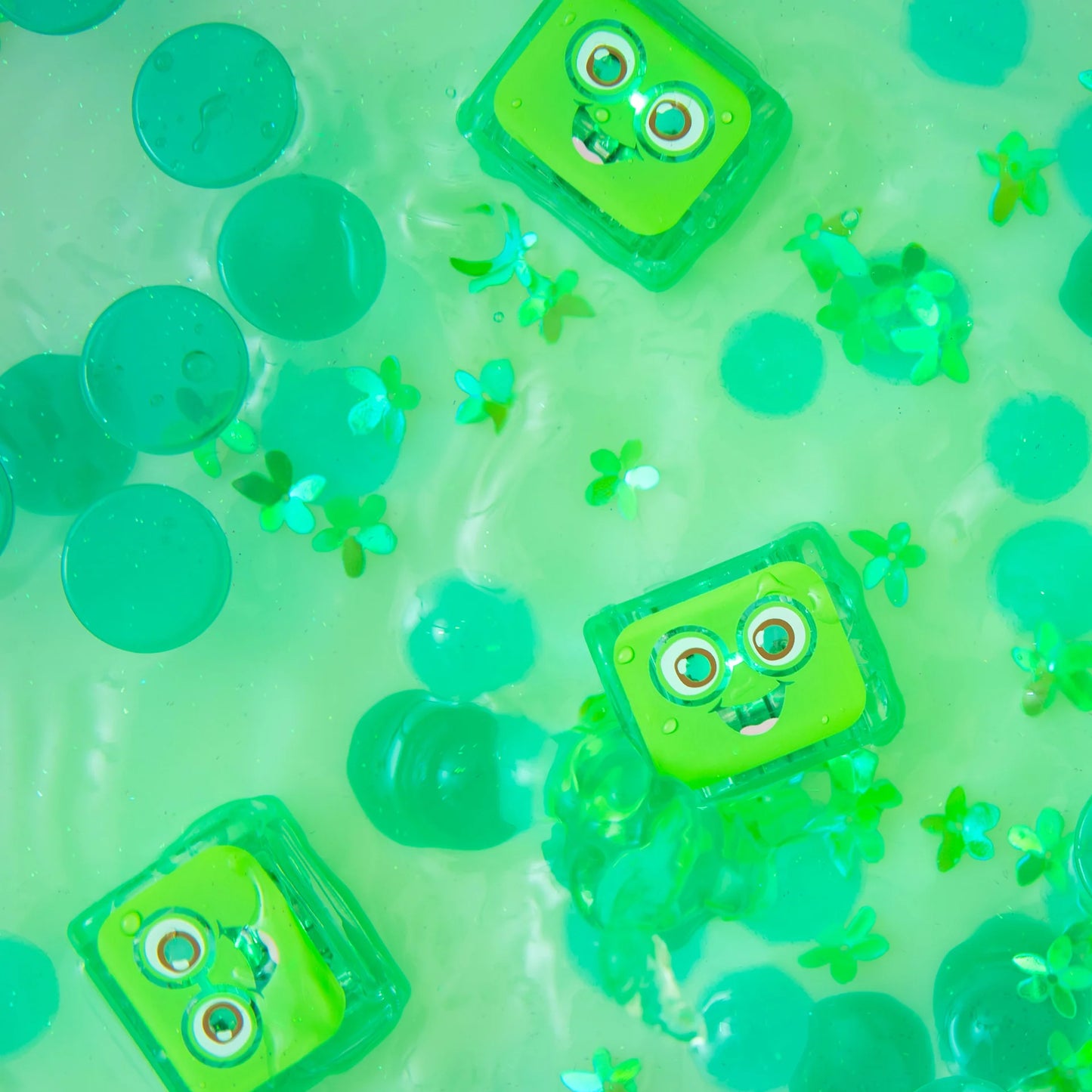 GloPals - Light up cubes - Pippa - 4st. groen