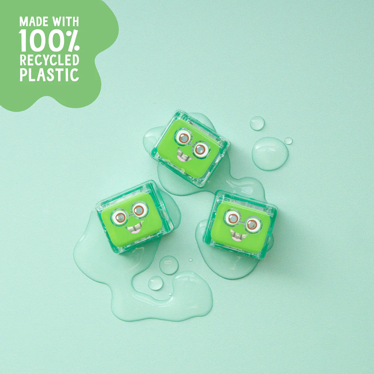 GloPals - Light up cubes - Pippa - 4st. groen