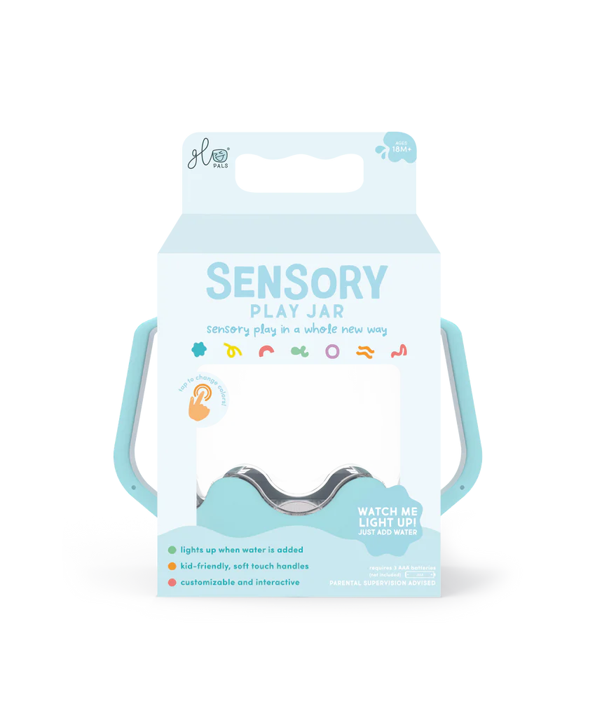 Glopals Sensory Jar Frosty blue