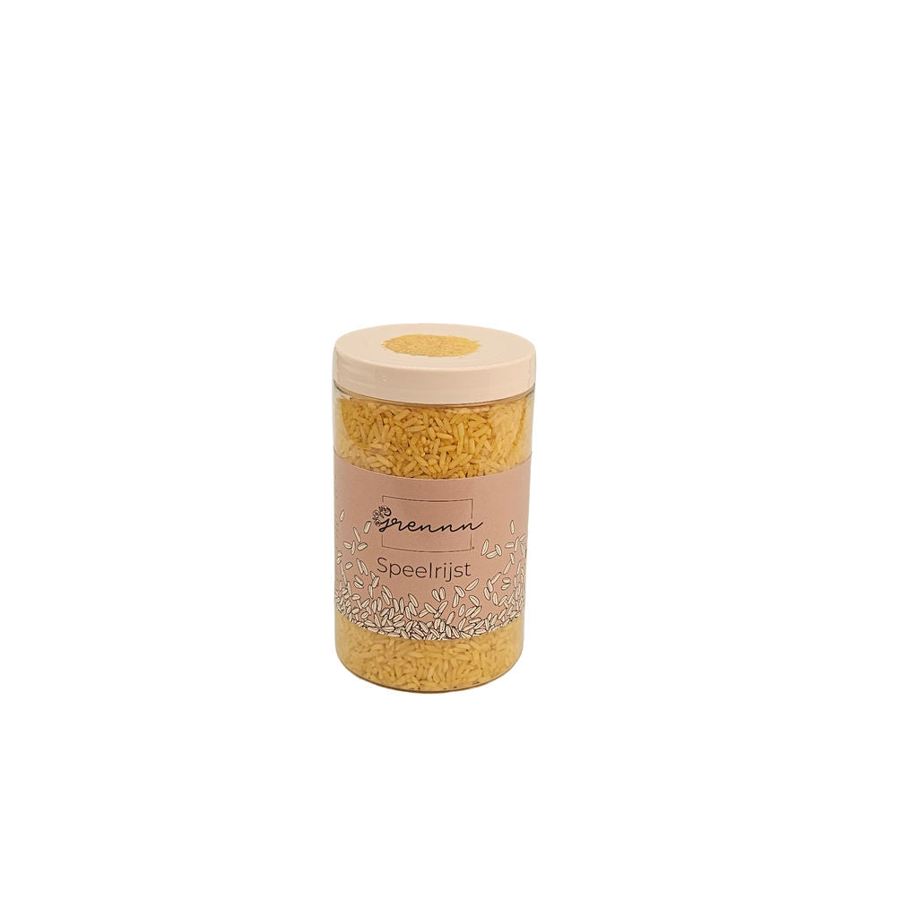 Grennn speelrijst geel mix 750gr