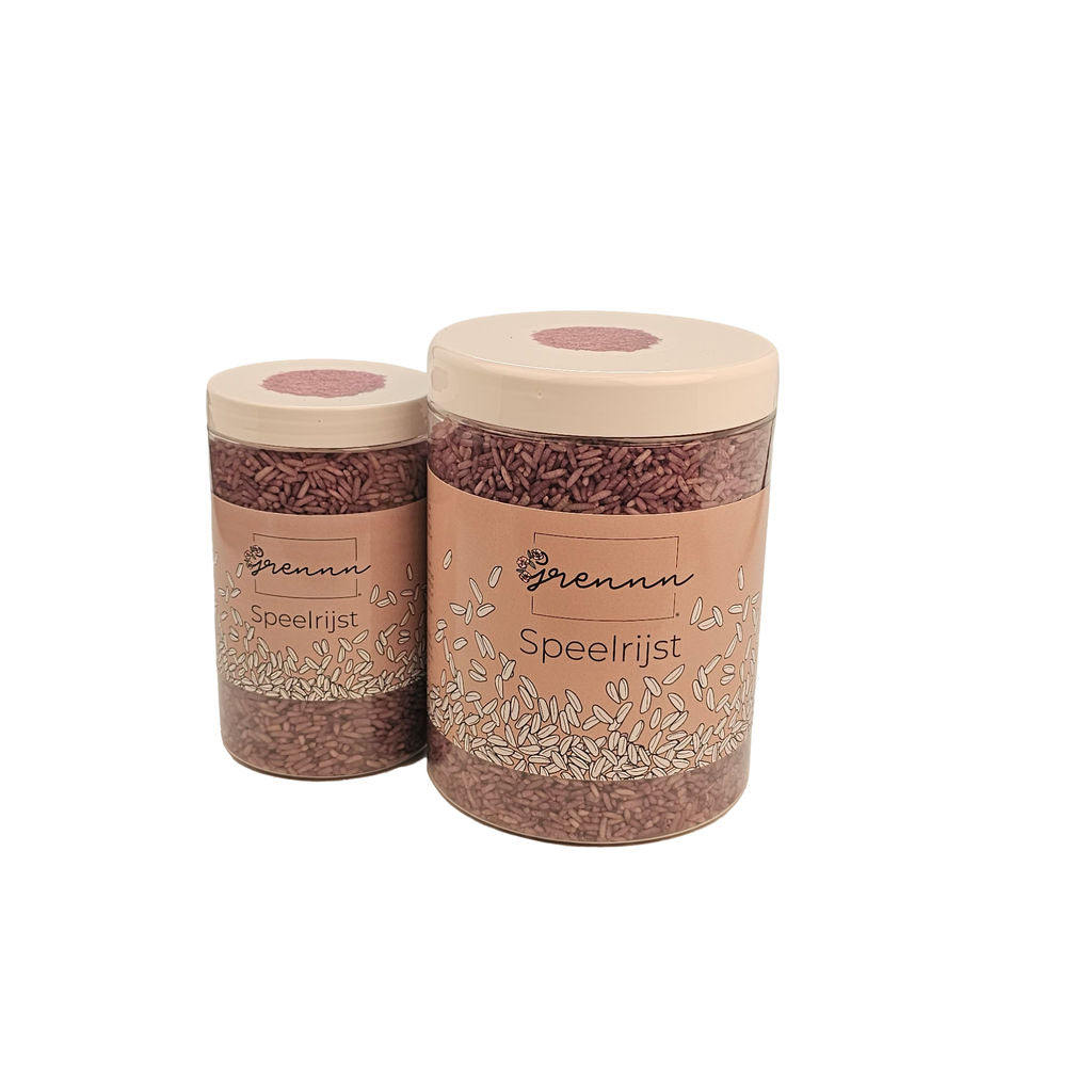 Grennn speelrijst paars mix 750gr