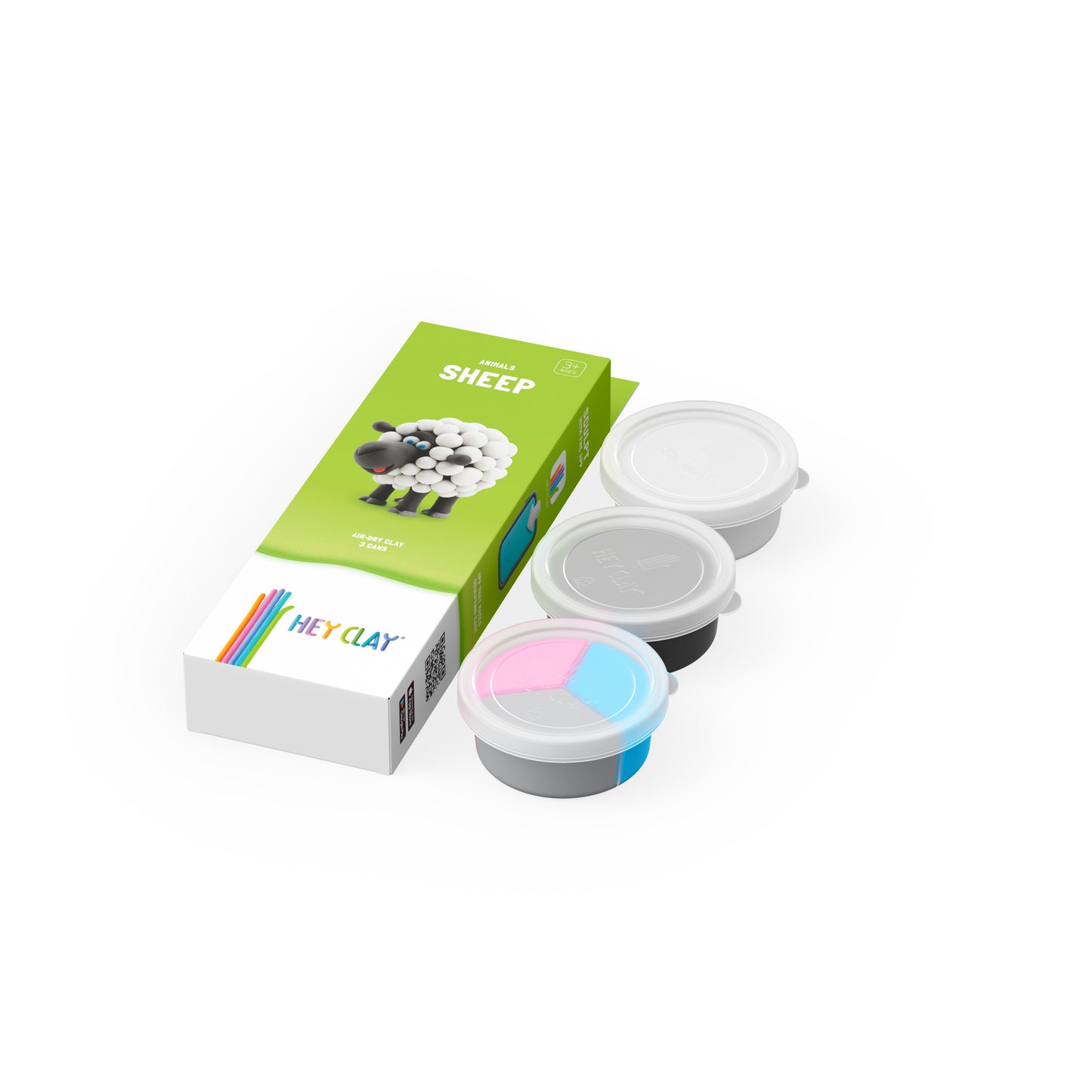 Heyclay - schaap - 3 potjes