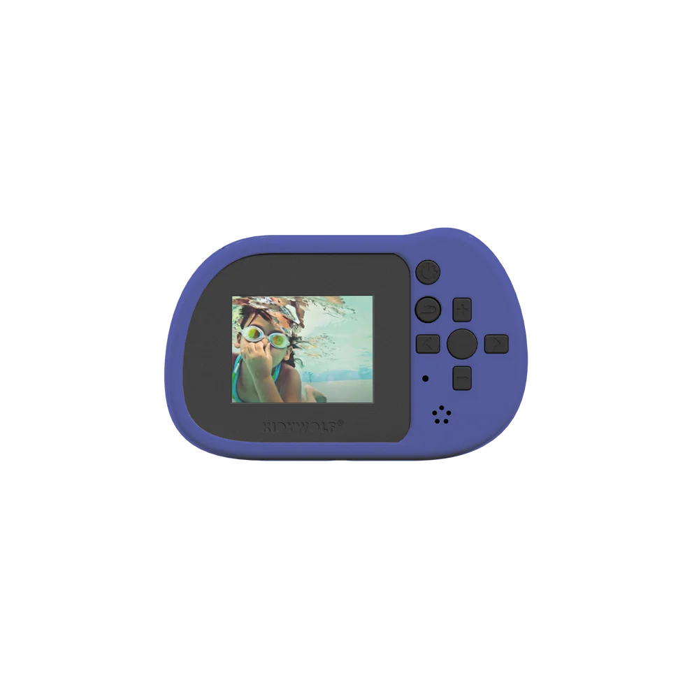 Kidywolf Kidycam waterdichte camera blauw