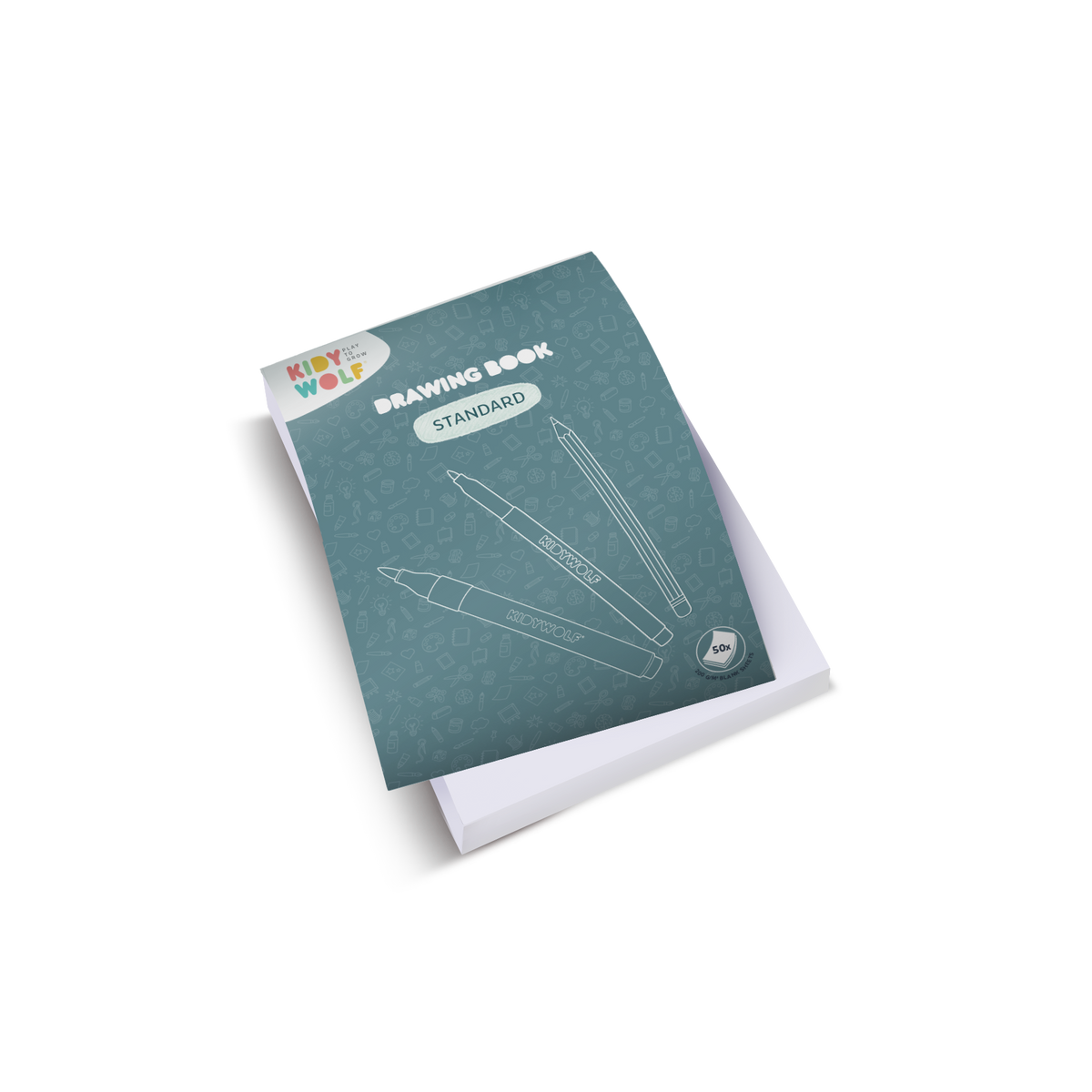 Kidywolf Kidydraw Paper | Tekenpapier voor Kidydraw Pad | 50 vellen