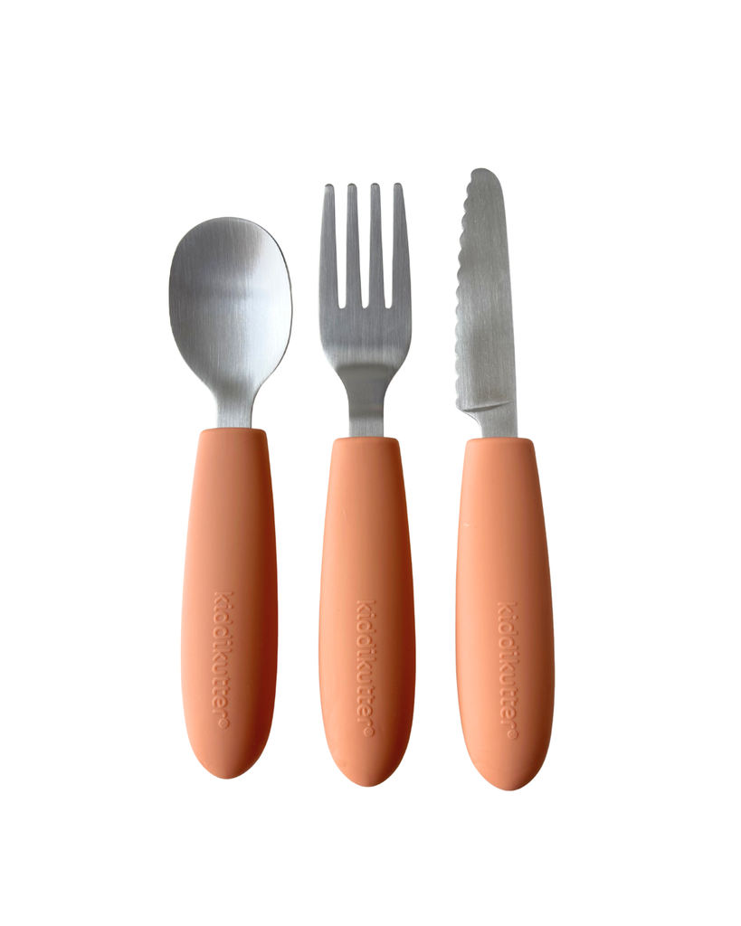 Kiddi Kutter Kinderbestek Peach