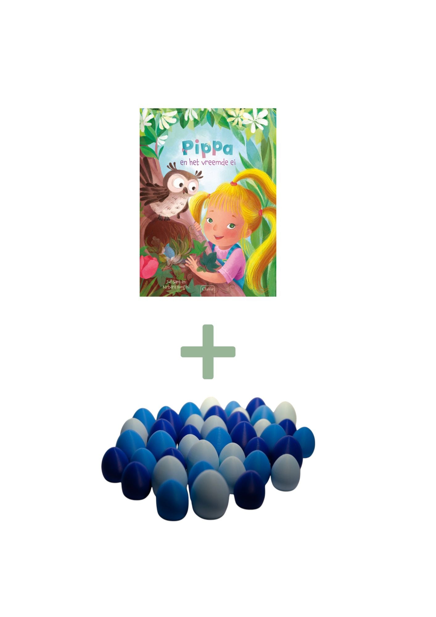 Pippa en het vreemde ei + Bijhorend bundelproduct eitjes 42st.