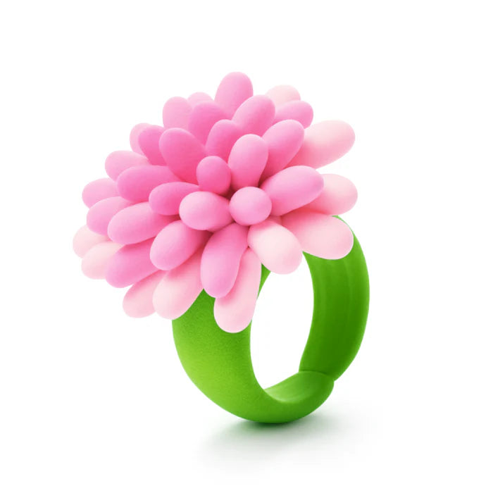 Heyclay - Bijoux flowers rings