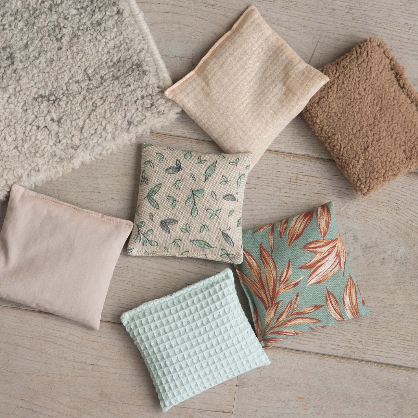 Litlle Botanic - Pittenzakjes - Dusty green 6st.