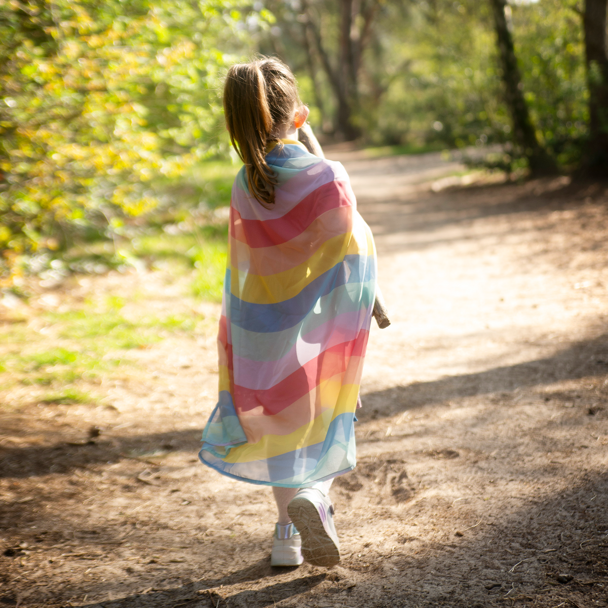 Little Botanic | Playcycle speeldoek groot | Regenboog waves 95cm