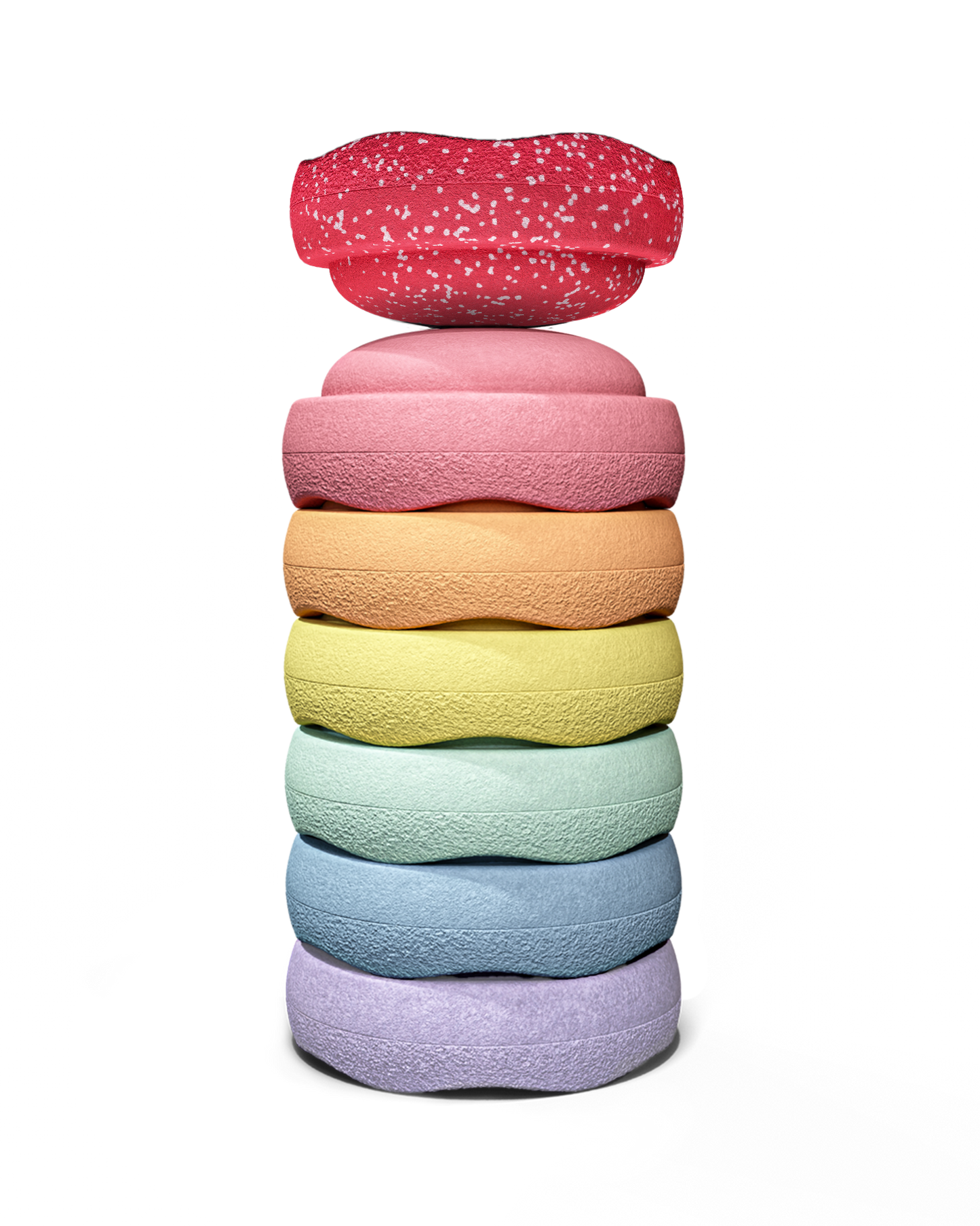 Stapelstein | Special Original Mini rainbow Pastel 6+1 | 2025 Winter edition
