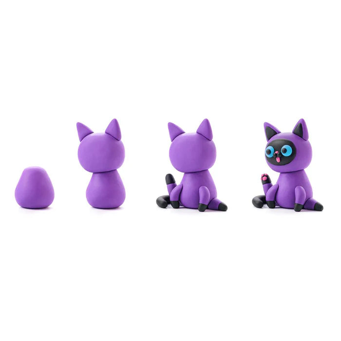 Heyclay - siamese cat - 3 potjes