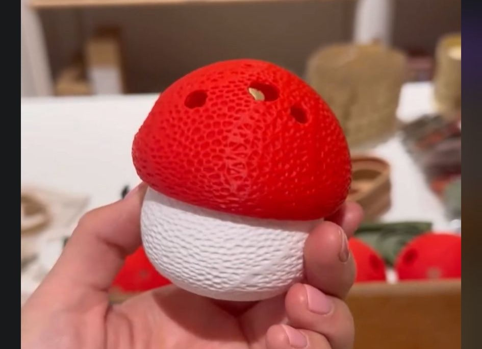 CYW paddenstoel met zeefje