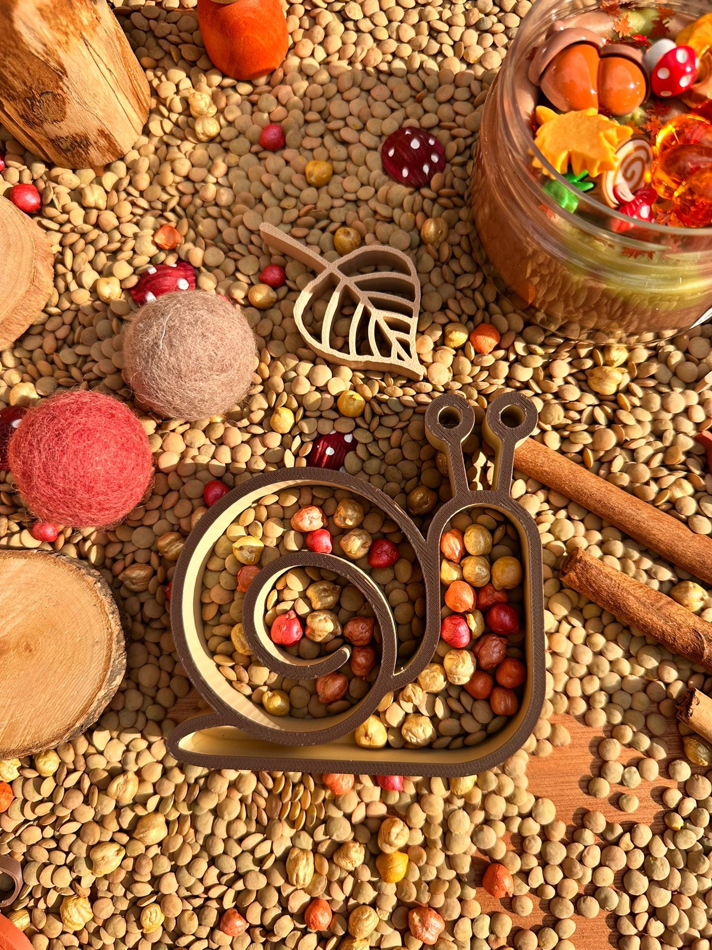Sensorische box 'de Magie van de herfst'